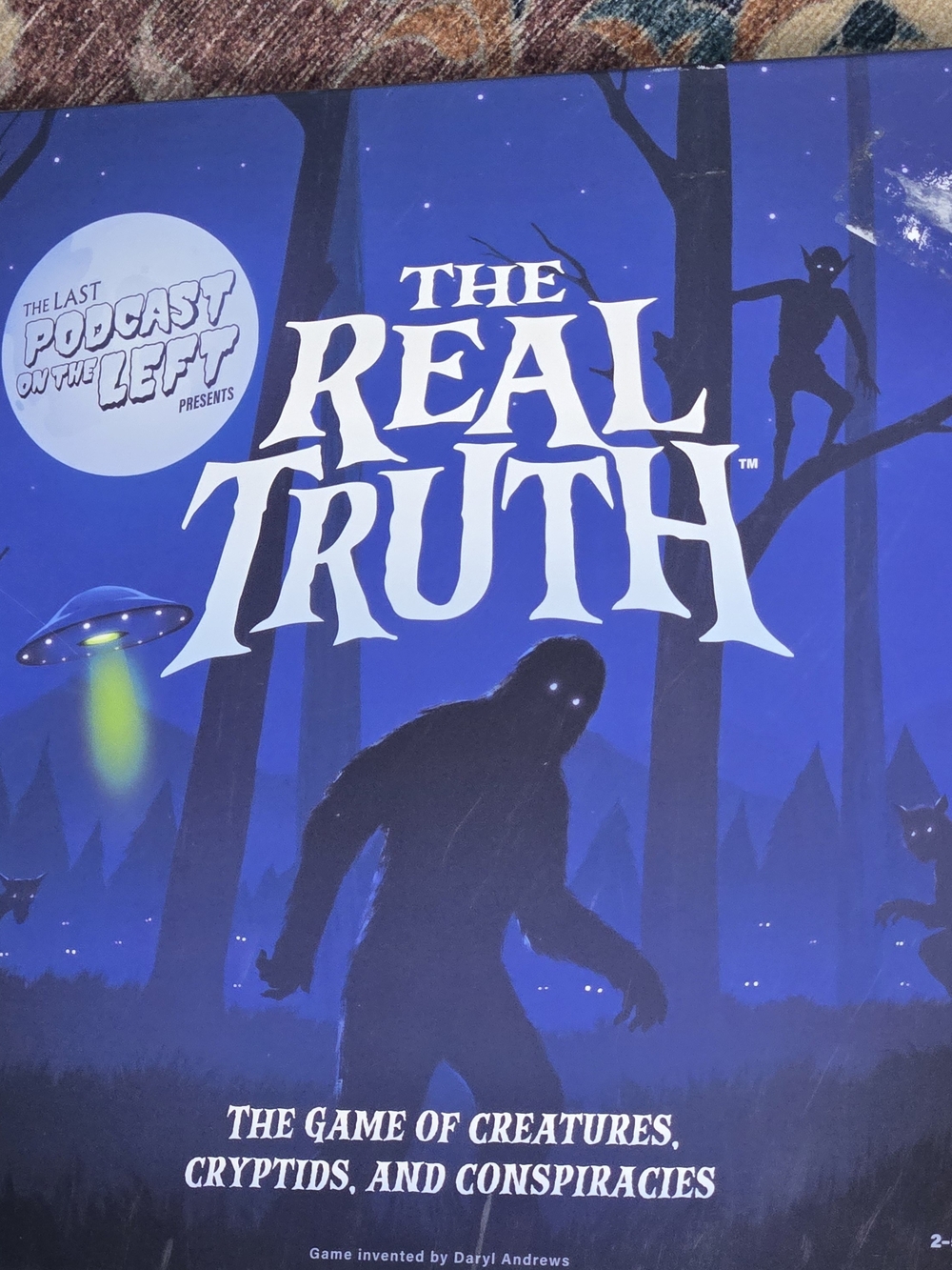 The Real Truth Wall Art - Blue Cryptid Poster